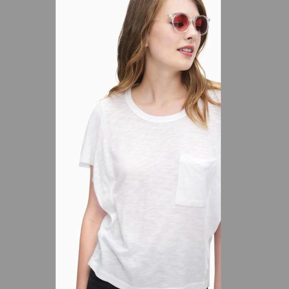 Splendid White Ruffle Top NWT - Picture 2 of 10